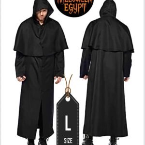 Black Hooded Robe