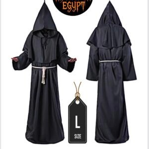 Black Monk Robe