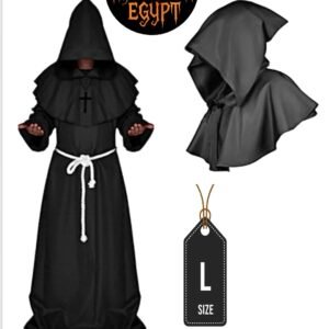 Black Monk Robe Costume