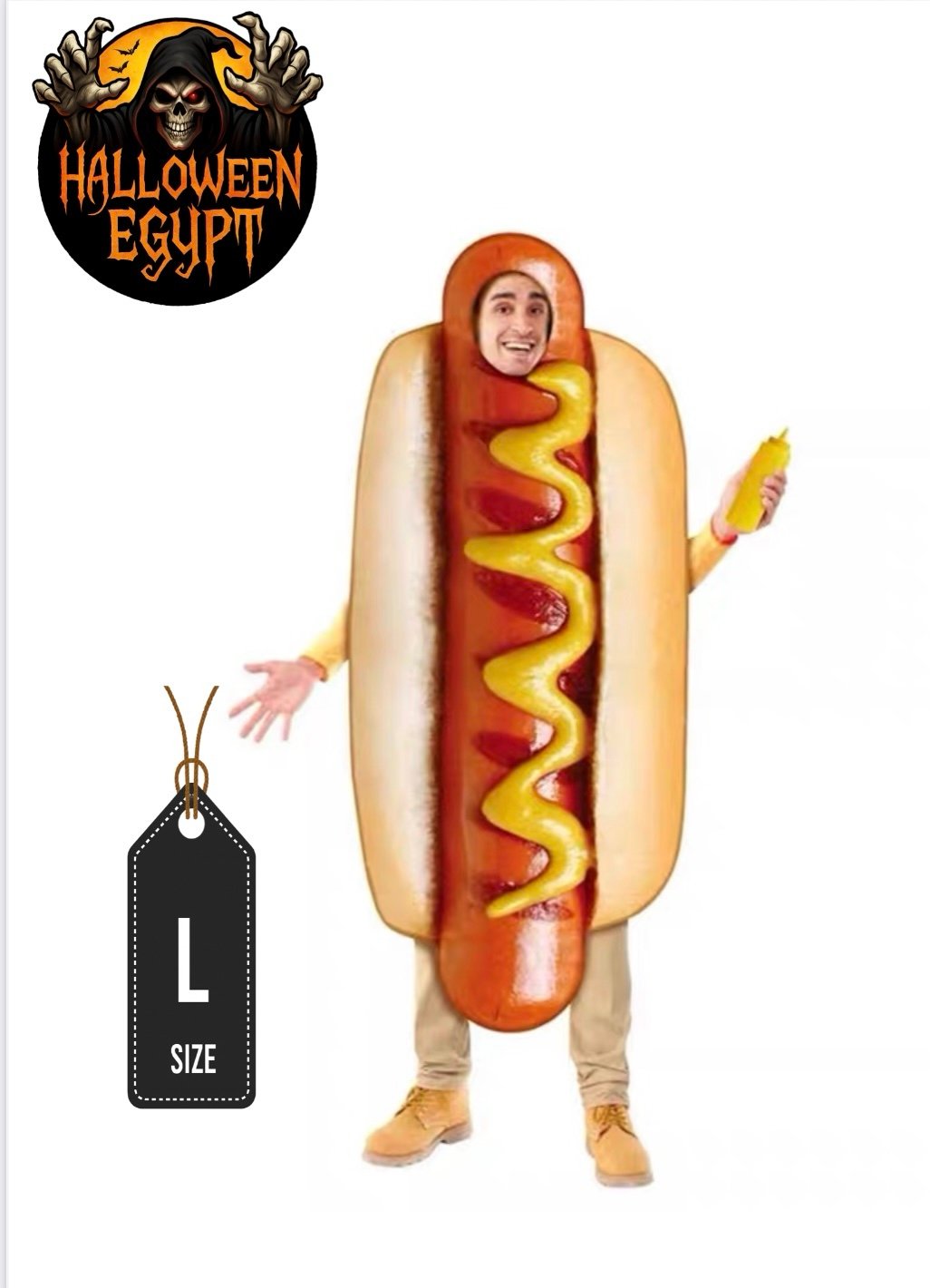 Hot Dog Costume (Funny Unisex)