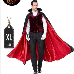 Vampire Gentleman Costume (Red Cape)