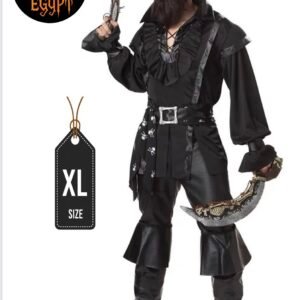Black Pirate Costume (Captain Edition)