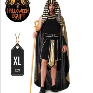 Pharaoh King Costume (Black & Gold)