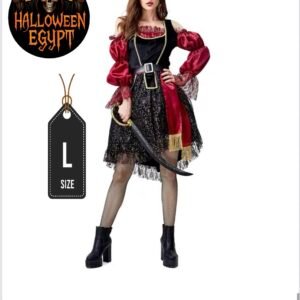 Crimson Pirate Lady Costume