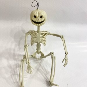 skeleton pumpkin figure