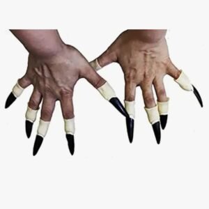 black monster nails