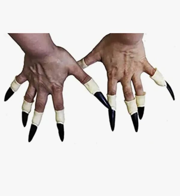 black monster nails