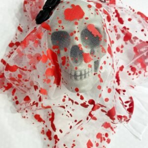 bloody skull veil hanging