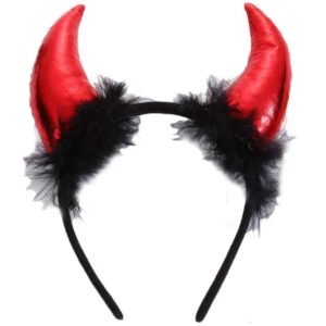 devil horns headband