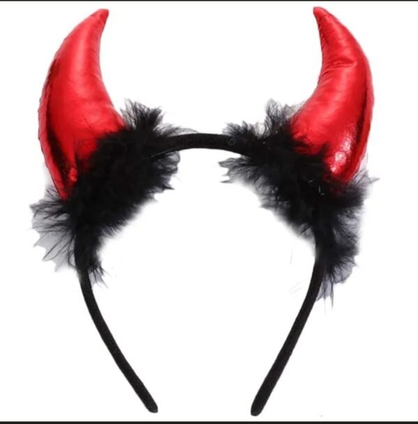 devil horns headband