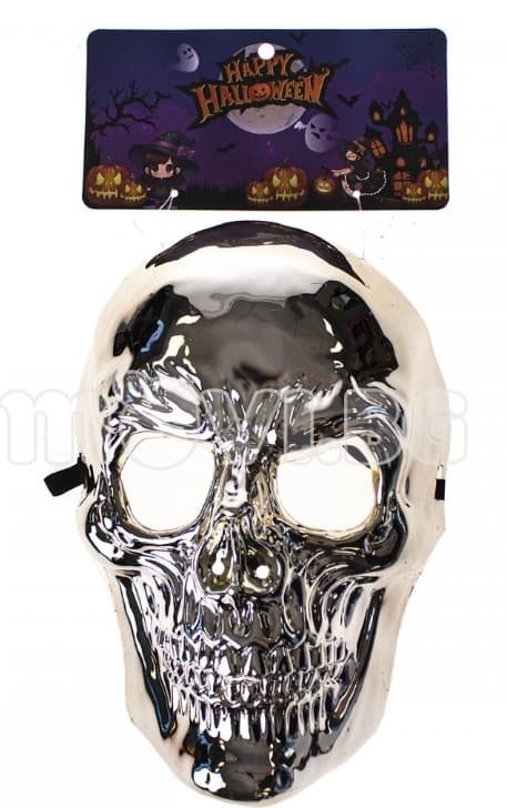 chrome skull mask