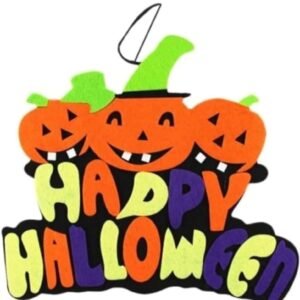 happy halloween pumpkin sign