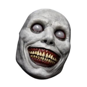 grinning pale demon mask