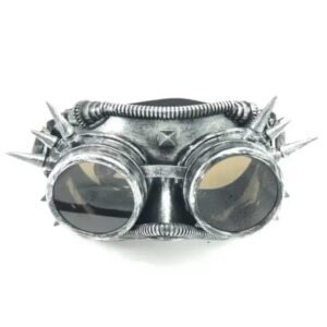 steampunk goggles silver