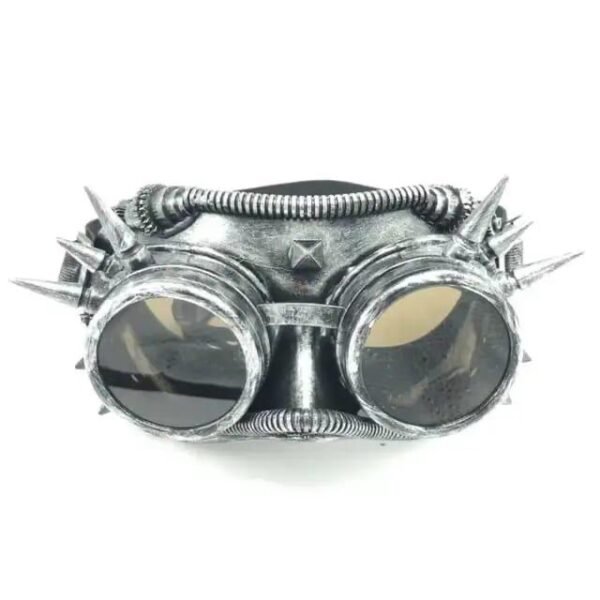 steampunk goggles silver