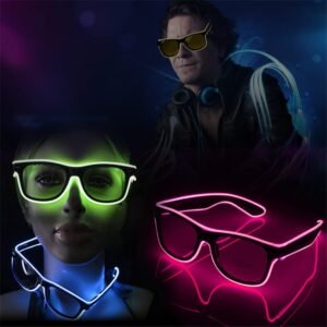 el neon party glasses
