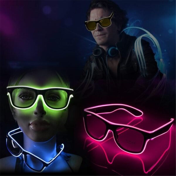 el neon party glasses