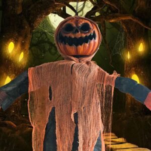 Pumpkin Head Scarecrow