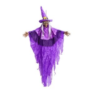 Hanging Purple Witch Decor