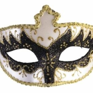 Black & Gold Masquerade Mask