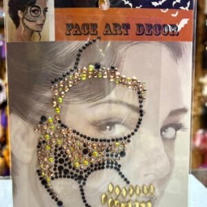 Face Art Decor - Gold Skull