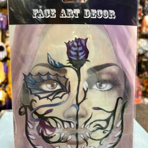 Face Art Decor - Purple Rose