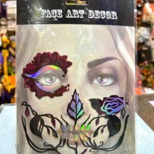 Face Art Decor - Red Rose