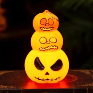 Stacked Pumpkin LED Lamp
