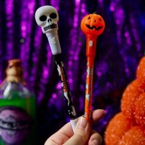 Halloween Skull & Pumpkin Pens